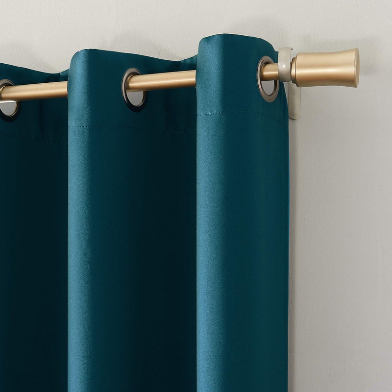 Sun Zero ستارة شمس زيرو نوردك ذات جودة المسرح 100% حجب للضوء، حلقة واحدة، 52" × 63"، لون تركوازي - Image 1